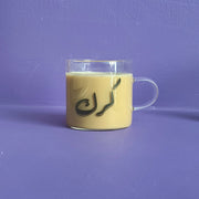 Glass Cup -Karak- 6pcs - The Dana Store